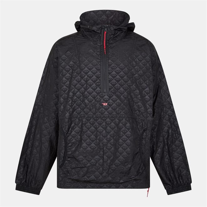 Geometric Patterned Bomber Jacket
