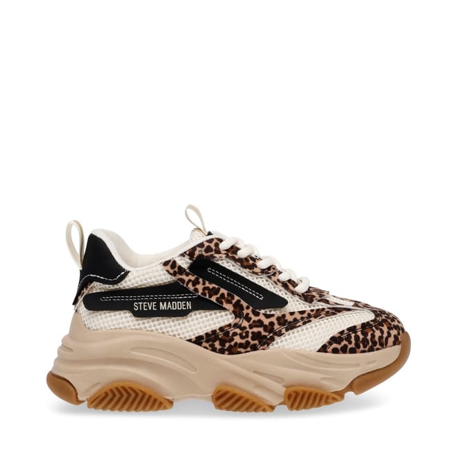 Possesion E Leopard Patterned Trainers