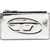Card Holder with Metal Logo and Key Ring