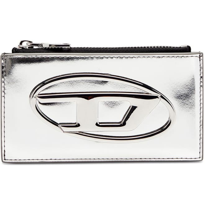 Card Holder with Metal Logo and Key Ring