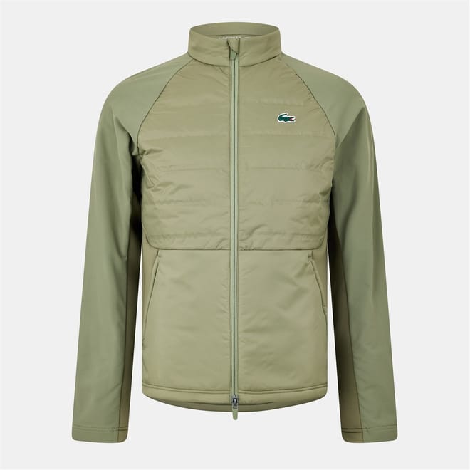 High Neck Performance Jacket with Logo