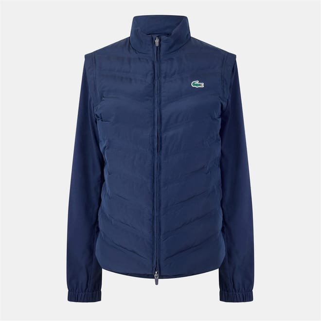 High Neck Performance Jacket with Logo