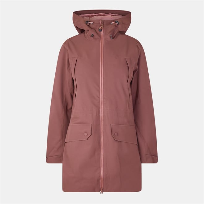 Minier Solid Patterned Hooded Parka Jacket