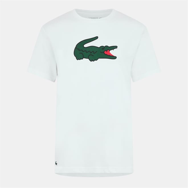 Crocodile Print Regular Fit Crew Neck T-Shirt