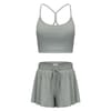 Scoop Neck Sleeveless Bra and Short Set