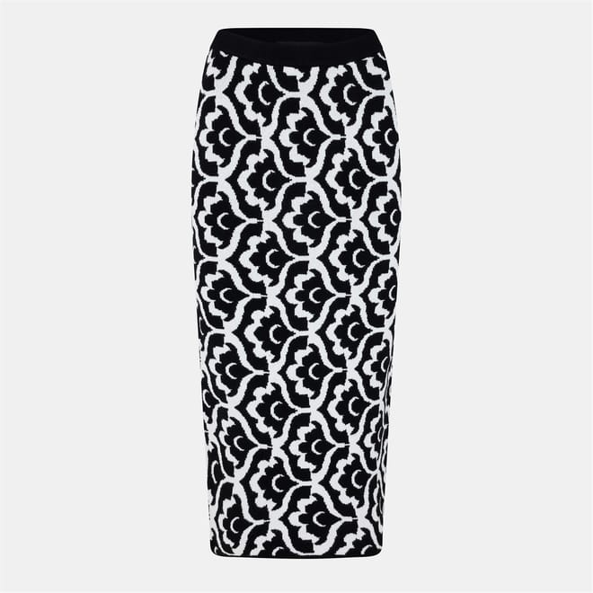 Nancy Nw Midi Floral Patterned Pencil Skirt
