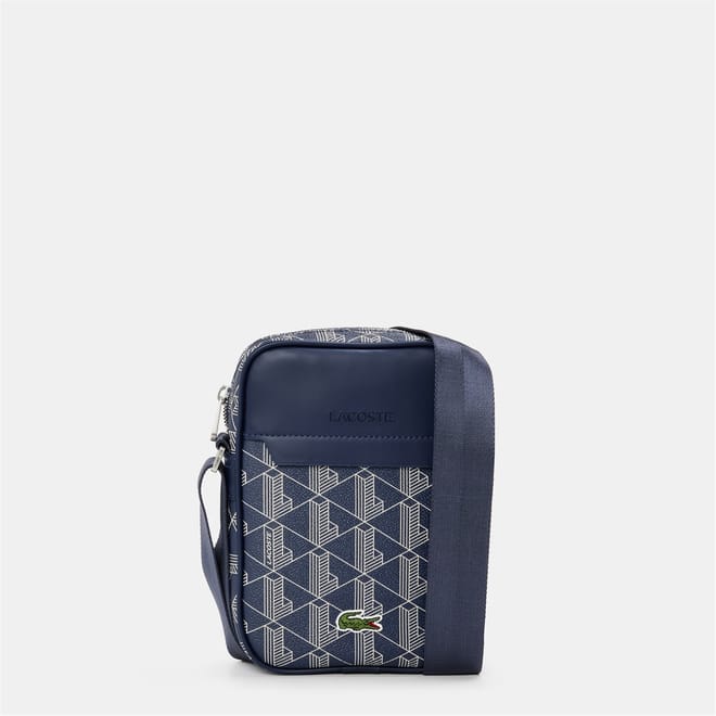 Geometric Patterned Camera Bag with Detachable Strap