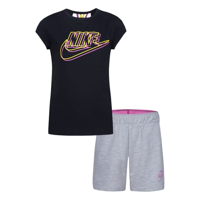 Large Genie Crew Neck Short Sleeve T-Shirt and Short Set