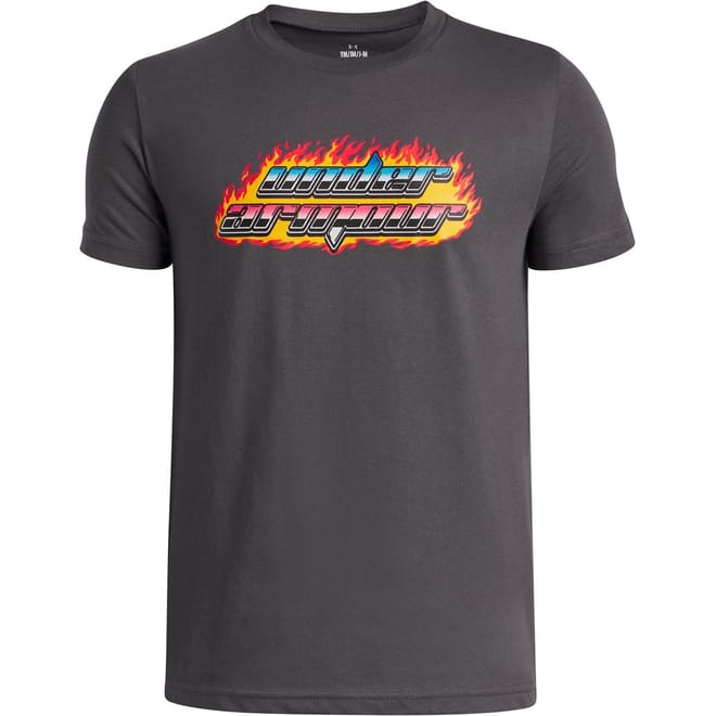 Flame Graphic Regular Fit Short Sleeve T-Shirt