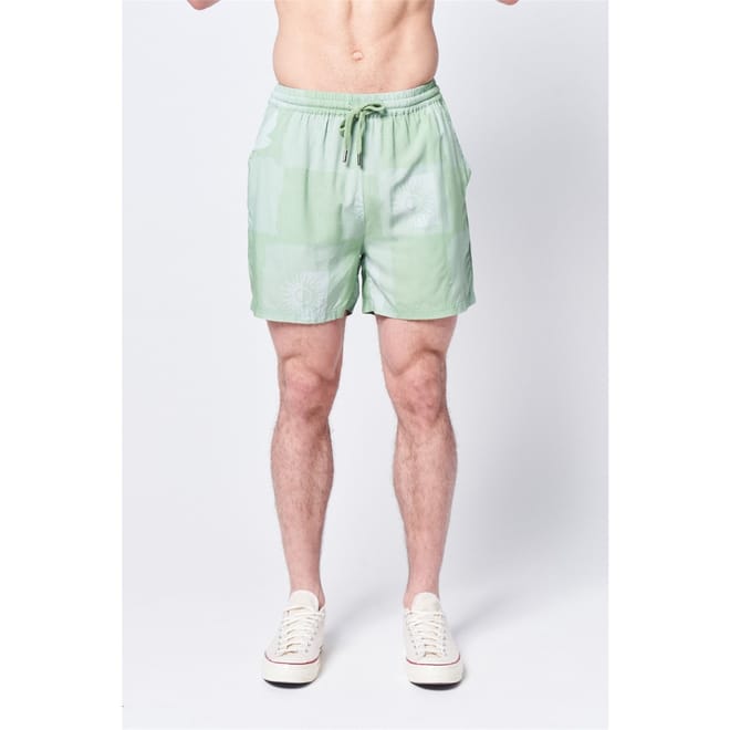 Floral Bermuda Shorts with Elasticated Waistband