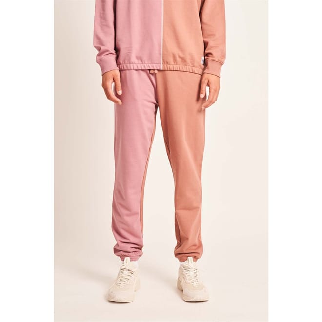 Split Color Block Straight Joggers