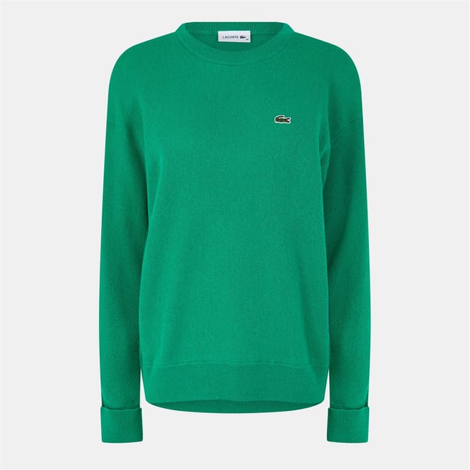 Crocodile Print Regular Fit Long Sleeve Sweater