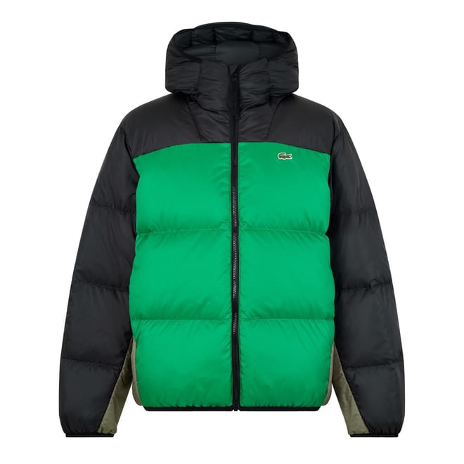 Color Block Puffer Jacket