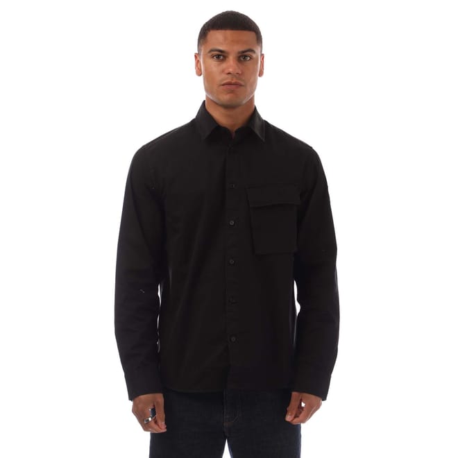 Garment Dye Cotton Scale Shirt