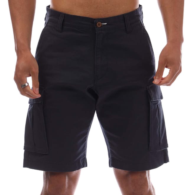Relaxed Fit Twill Cargo Shorts