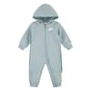 Hooded Neck Long Sleeve Solid Patterned Snowsuit