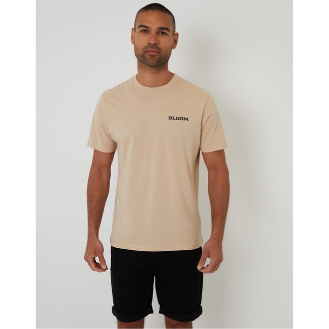 Regular Fit Lettering Crew Neck T-Shirt