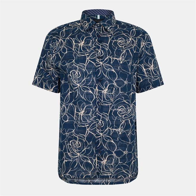 Floral Regular Fit Short Sleeve Shirt