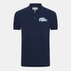 Regular Fit Crocodile Print Polo Shirt