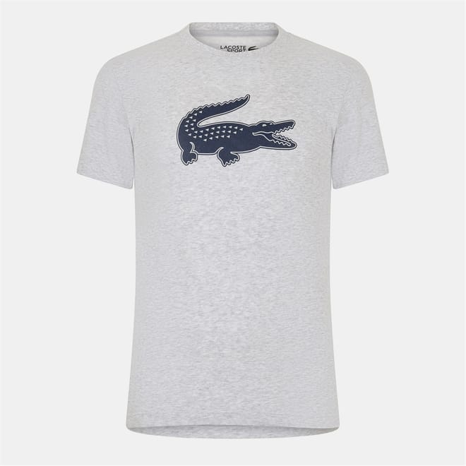 Crocodile Print Regular Fit Crew Neck T-Shirt