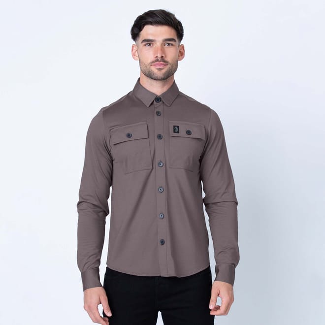 Bar Fly Patch Pocket Overshirt