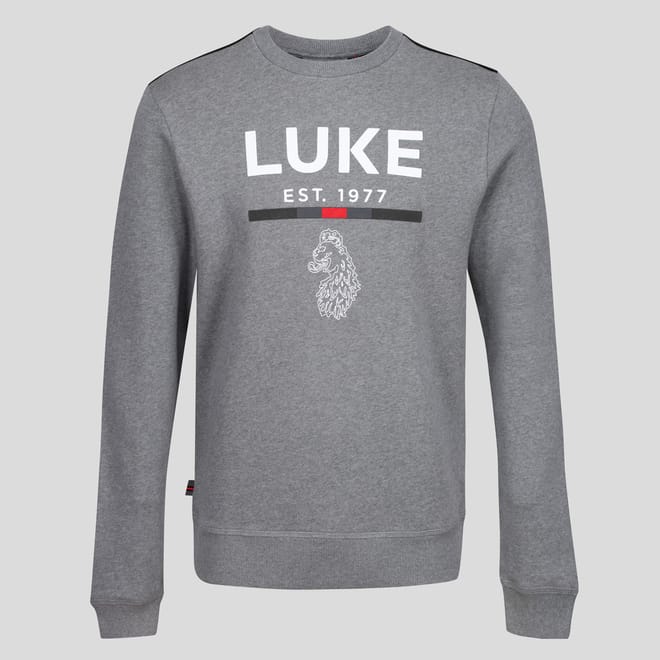 Mix Print Crewneck Sweatshirt