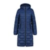 Solid Patterned Hooded Puffer Jacket