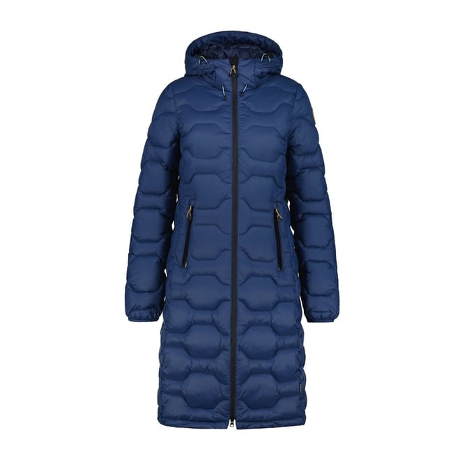 Solid Patterned Hooded Puffer Jacket