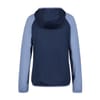 Banks Color Block Hooded Neck Ribbed Cuff Fleece Jacket