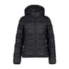 Solid Patterned Hooded Puffer Jacket