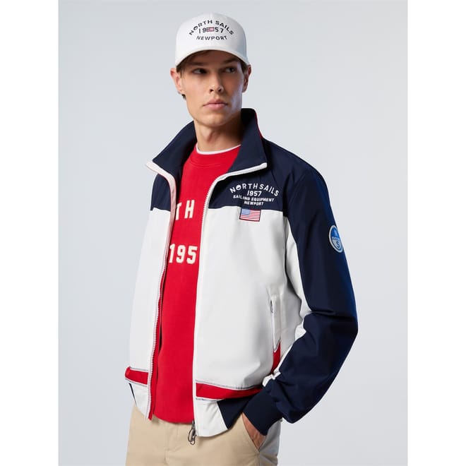 Sailor Color Block Bomber Jacket