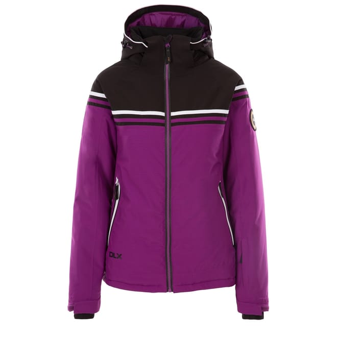 Sharla Hooded Stripe Ski Jacket