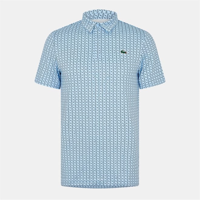 Regular Fit Crocodile Print Polo Shirt