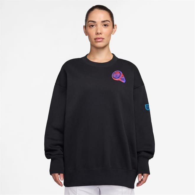 Womens England Phoenix Fleece Crew Sweater