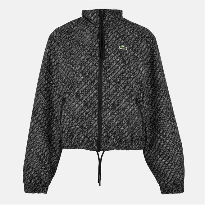 Relaxed Fit Funnel Neck Long Sleeve Athletic Top