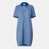 Short Sleeve Collared Neck Robe