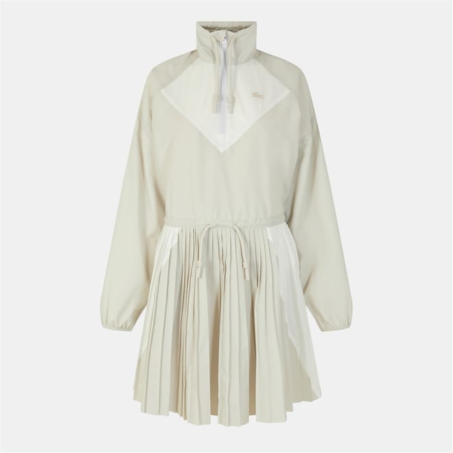 Long Sleeve Zip Neck Robe