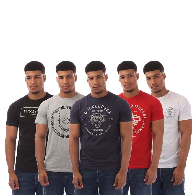 5 Pack of Belvadier T-Shirts