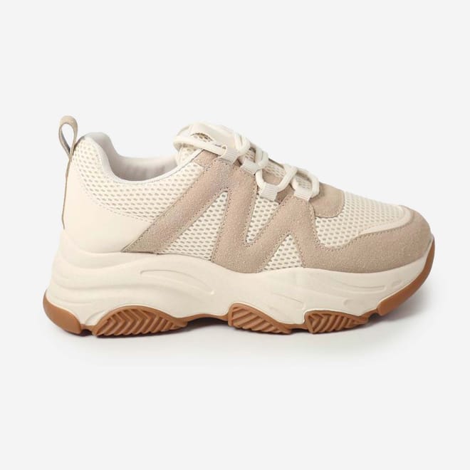 Chunky Sole Mesh Trainers
