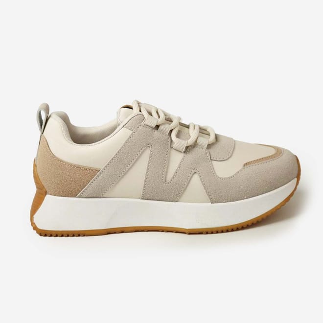 Suede Detail Runner Trainers