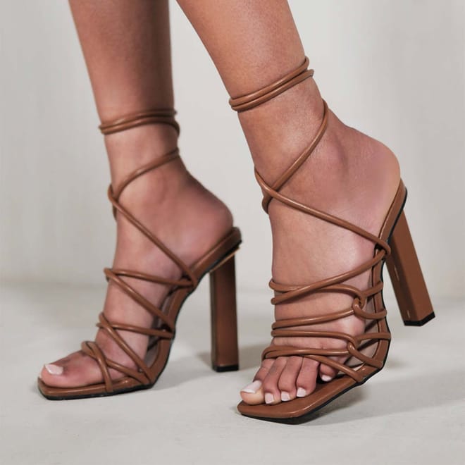 High Strappy Heels