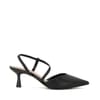 Snake Skin Textured Low Heel Mules