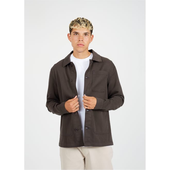 Mens Twill Shacket