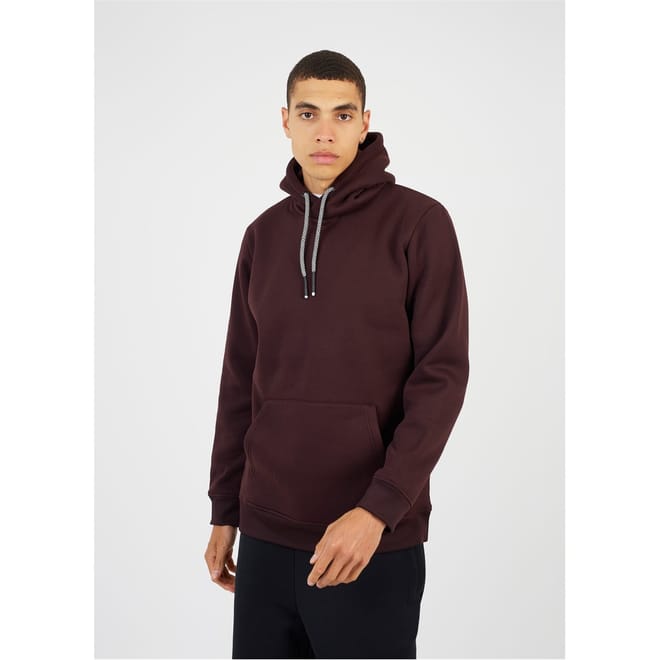 Regular Fit Cross Over Hooded Sweatshirt