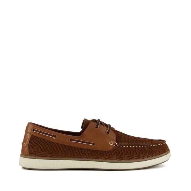 Textured Flat Heel Boat Shoes
