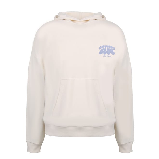 Bubble Hooded Neck Long Sleeve Sweatshirt