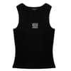Logo Racerback Embroidered Slim Fit Vest