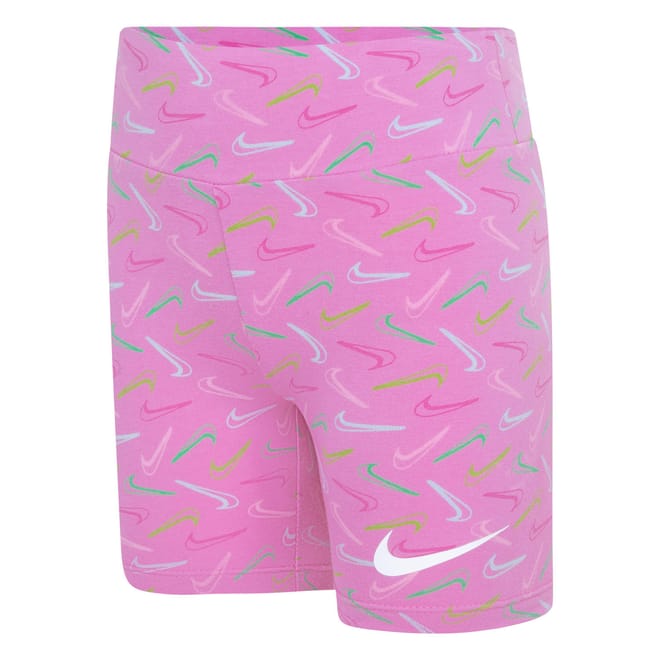Girls Swoosh Logo Bike Shorts