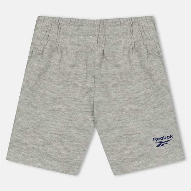 Solid Bermuda Sweat Shorts with Elasticated Waistband