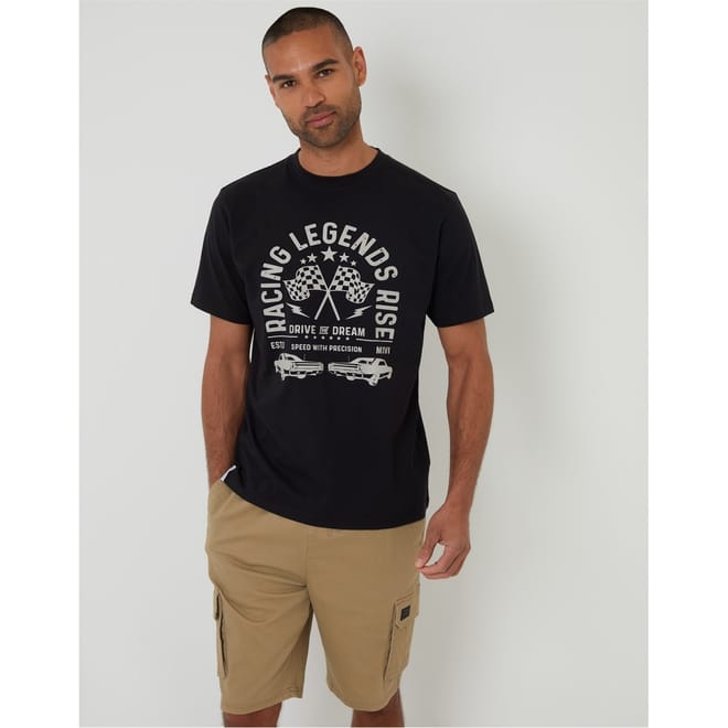 Regular Fit Crew Neck Short Sleeve T-Shirt